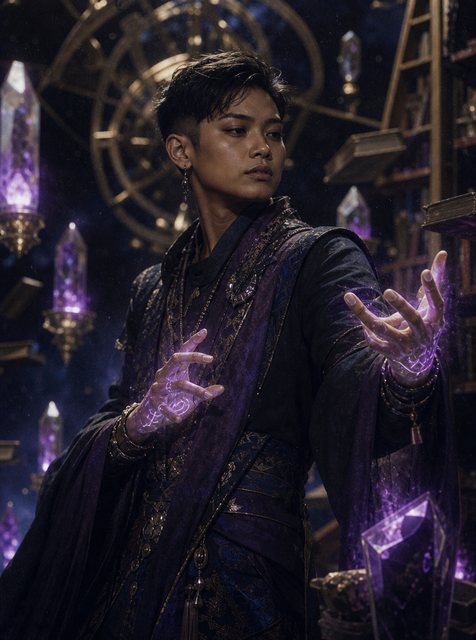 Fantasy Adventure look · non-binary